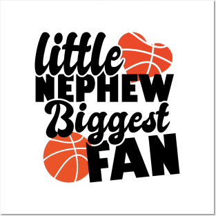 little nephew biggest fan - basketball lover Posters and Art